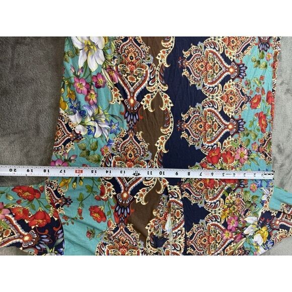 Johnny Was Indi Flower Long Sleeve Henley T Shirt Size 2XS XXS - Picture 9 of 12